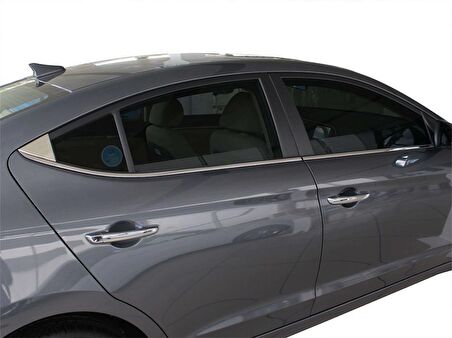 Hyundai Elantra 6 Cam Çıtası 6  Prç Krom 2016 Ve Sonrası